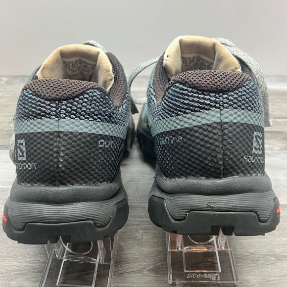 Salomon Outline GTX Womens 6 Hiking Shoes Blue Grey Waterproof GORE-TEX 409970 - Picture 4 of 8